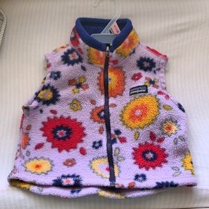 Patagonia baby girl vest 12 months